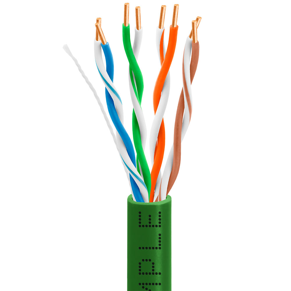 Cat6 Riser Green