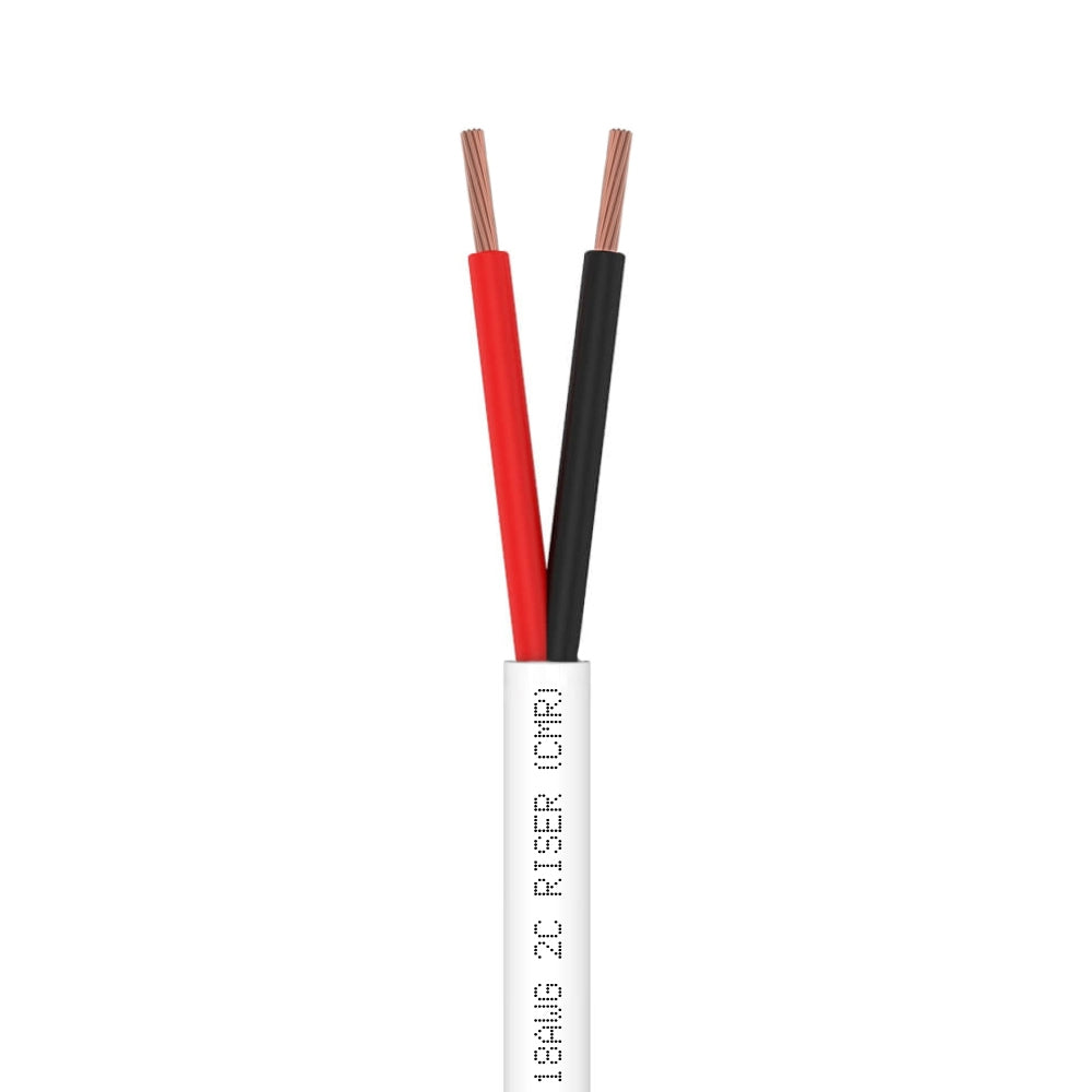 Control Cable Unshielded 18AWG 2 Conductor Riser CMR Stranded Copper