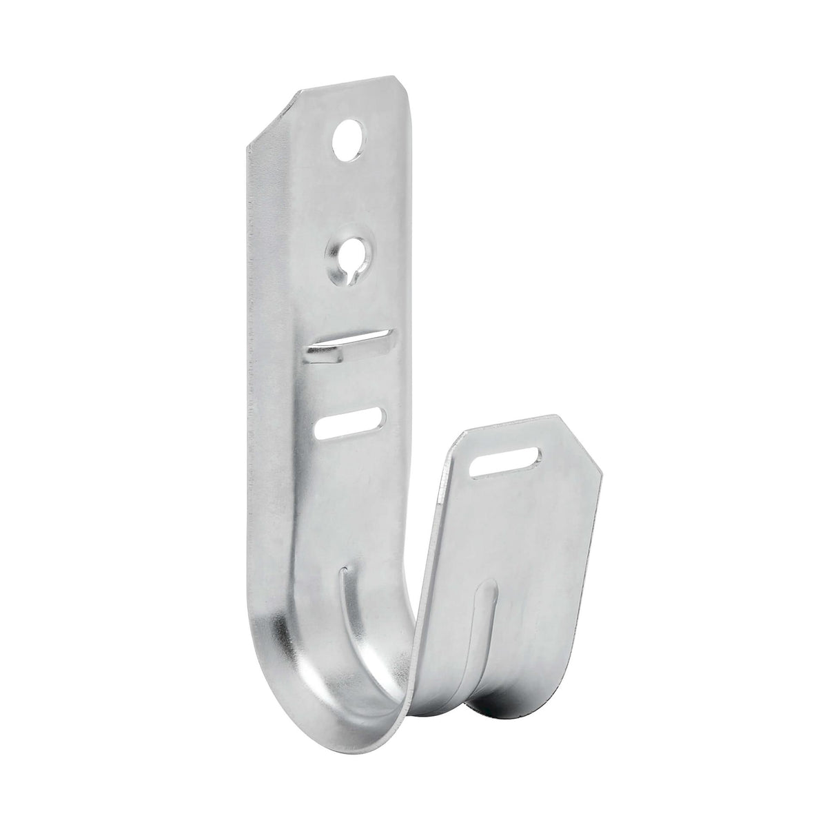 1-5/16in Wall Mount J-Hook Cable Support 25-Pack Galvanized Steel Flat Surface