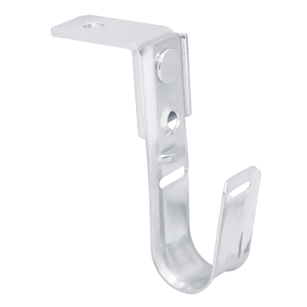 3/4in Ceiling Mount J-Hook Cable Support 25-Pack Galvanized Steel Flat Surface Wall
