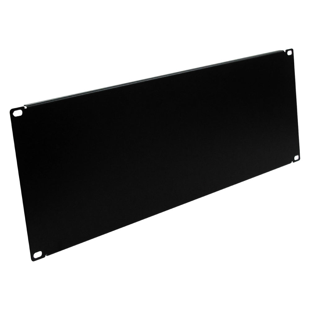 4U Blank Rack Panel 5-Pack Filler Spacer for 19in Server Cabinet Cold Rolled Steel Black