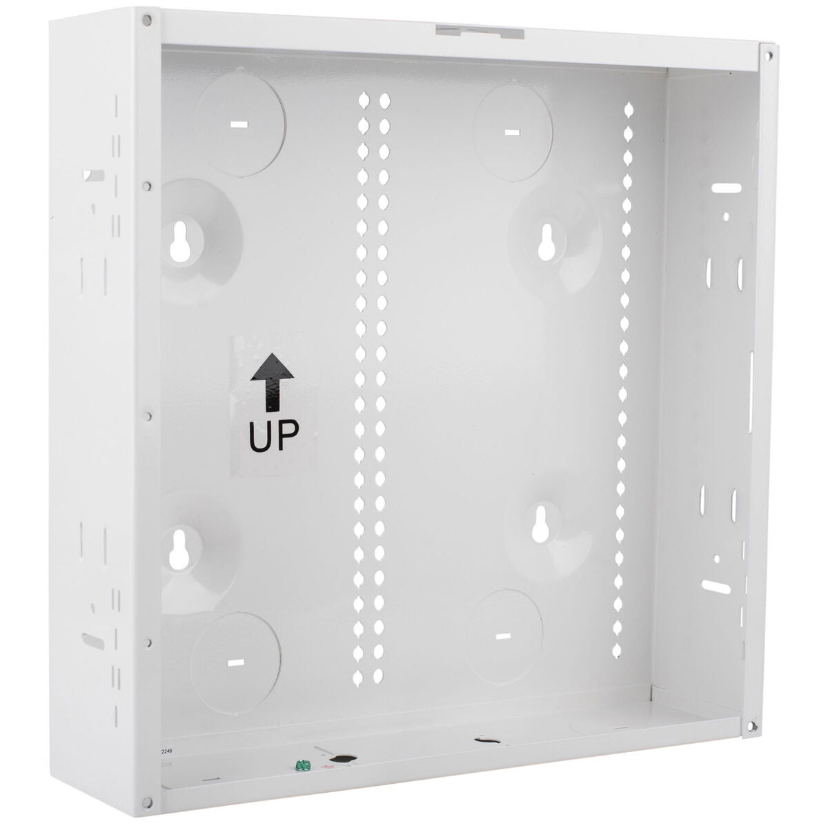14in Structured Wiring Enclosure Empty White Powder-Coated Steel UL Listed Home Network