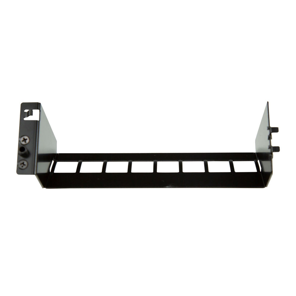 8-Port Keystone Jack Panel Module Blank Snap-in Design for Structured Wiring Enclosure