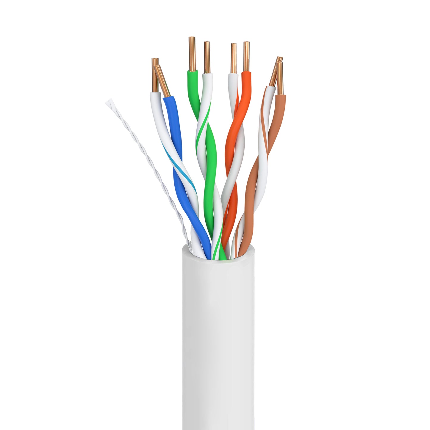 White Cat5e CMR Cable