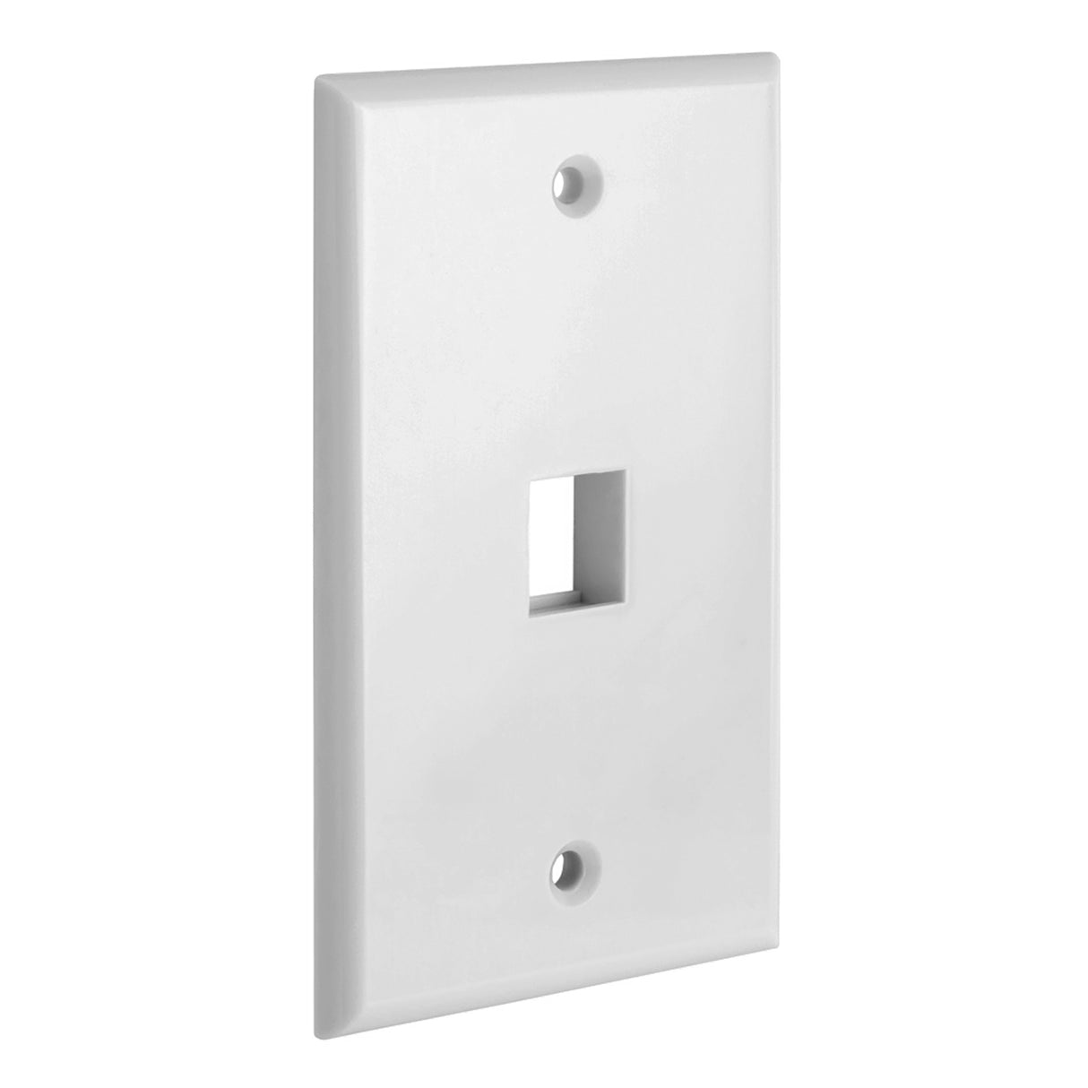 Keystone Wall Plate Single Gang White ABS 1 2 3 4 6 Port