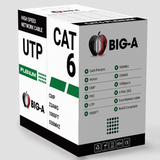 Cat6 Plenum CMP Ethernet Cable 550MHz UTP Pull Box 1000ft 5 Colors