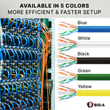 Cat6 Plenum CMP Ethernet Cable 550MHz UTP Pull Box 1000ft 5 Colors