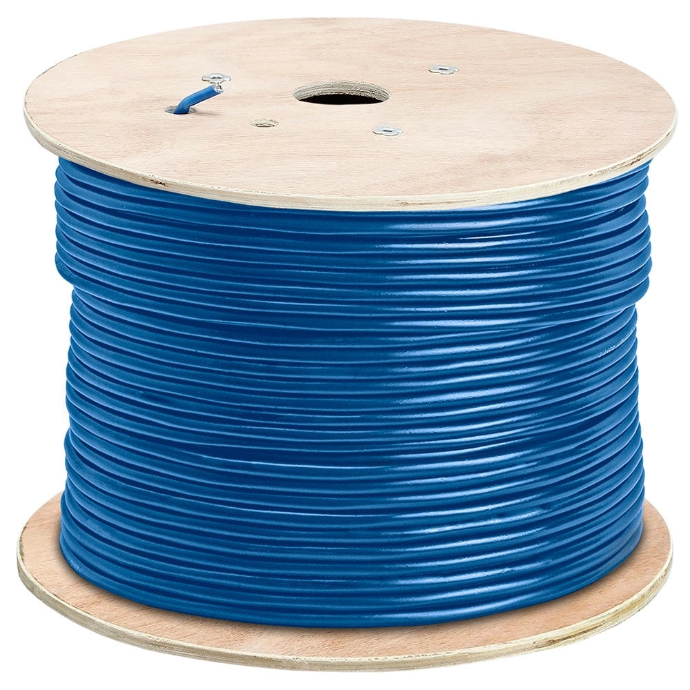 Cat 6A Plenum Ethernet Cable 1000ft | Shielded | CMP, FTP, ETL | Bare Copper