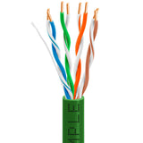 Cat6 Riser Green