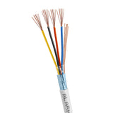 22/4 Alarm Security Wire Shielded Stranded Conductor 22AWG 500ft White