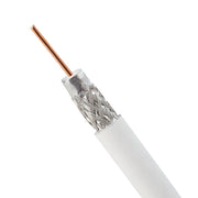 RG6 Coaxial Cable 18AWG 75 Ohm CMR Bulk Dual & Quad Shield 500 or 1000 ft