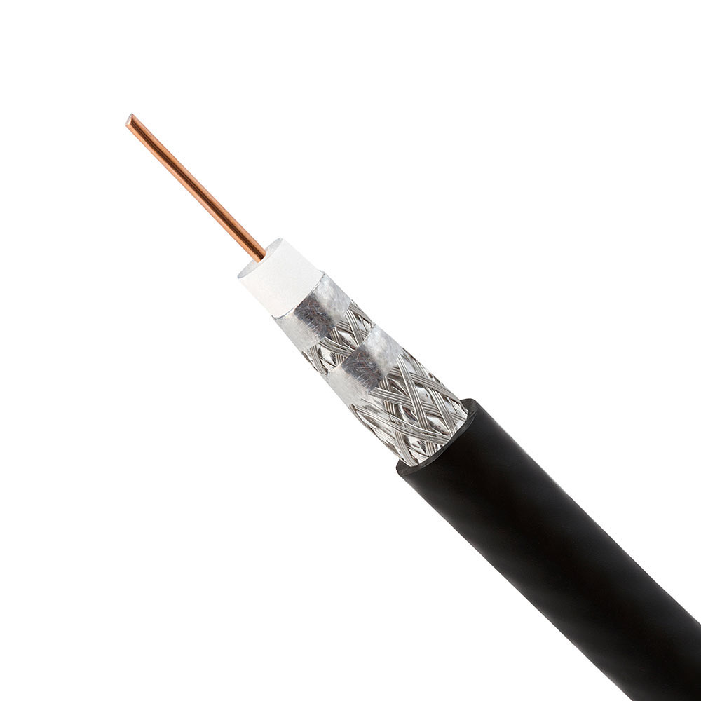 RG6 Coaxial Cable 18AWG 75 Ohm CMR Bulk Dual & Quad Shield 500 or 1000 ft