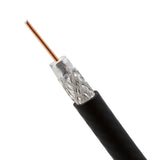 RG6 Coaxial Cable 18AWG 75 Ohm CMR Bulk Dual & Quad Shield 500 or 1000 ft