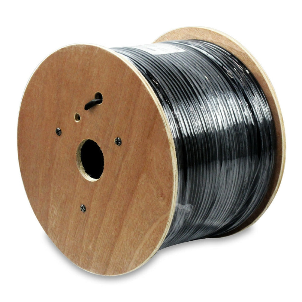Cat5e Shielded Outdoor Ethernet Cable 1000ft 24AWG Solid Bare Copper 350MHz ETL Listed