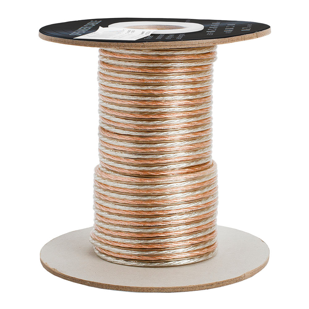 Speaker Wire 16AWG 2 Conductor Clear Jacket Stranded