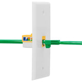 Cat5e Punch Down Keystone Jack 110 IDC RJ45 Black White Blue Green Yellow
