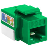 Cat6 Punch Down Keystone Jack 110 IDC RJ45 Black White Blue Green Yellow