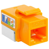 Cat5e Punch Down Keystone Jack 110 IDC RJ45 Black White Blue Green Yellow