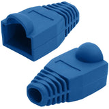 RJ45 Strain Relief Boot 50-Pack for Cat5e Cat6 Ethernet Cables 6 Colors