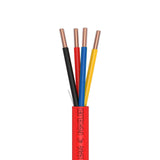 Fire Alarm Cable 16AWG 4 Solid Conductors Bare Copper FPLR Riser 1000ft Red