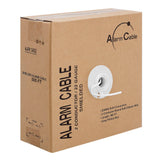 Alarm Security Wire 22/2 Solid Conductor Shielded 22AWG 500ft White