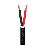 Outdoor Speaker Wire 14AWG 2 Stranded Conductors OFC Direct Burial Black 500ft