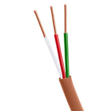 Thermostat Wire 18AWG Solid Bare Copper CMR CL2R Brown 2 3 4 5 8 Conductors