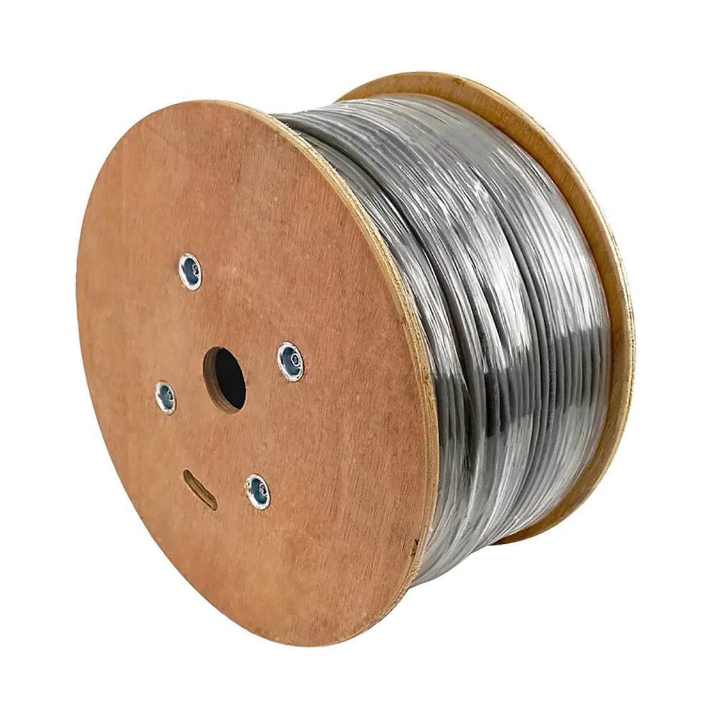 Control Cable Unshielded 18AWG 6 Conductor Riser CMR Stranded Copper 1000ft Grey