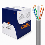 Cat6 Riser Ethernet Cable 1000ft 23AWG Solid Bare Copper 600MHz PoE++ CMR ETL Listed