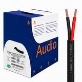 Plenum Speaker Wire 16AWG 2 Stranded Conductors OFC CMP CL3P Black 500ft