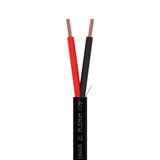 Plenum Control Cable Unshielded 16AWG 2 Conductor CMP Stranded Copper 1000ft Black White