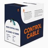 Control Cable 18AWG 2C + 22AWG 2C Shielded Riser CMR Automation 1000ft Teal