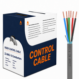 Control Cable Shielded 22AWG 6 Conductor Riser CMR Stranded Copper 1000ft 500ft