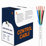 Control Cable Shielded 22AWG 6 Conductor Riser CMR Stranded Copper 1000ft 500ft