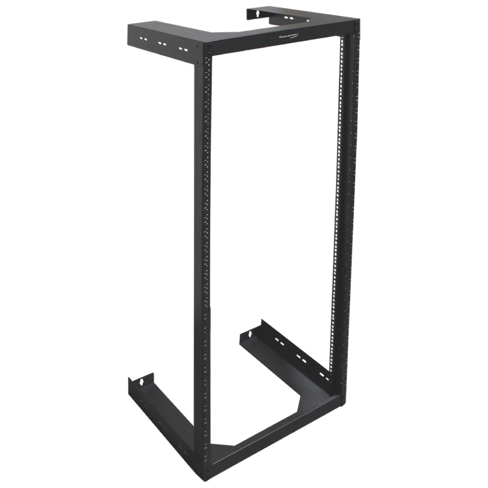 30U Wall Mount Server Rack Open Frame 2-Post 18in Deep for 19in IT Network Equipment Black