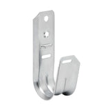 1-5/16in Wall Mount J-Hook Cable Support 25-Pack Galvanized Steel Flat Surface