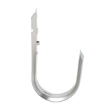 2in Wall Mount J-Hook Cable Support 25-Pack Galvanized Steel Flat Surface