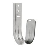 4in Wall Mount J-Hook Cable Support 25-Pack Galvanized Steel Flat Surface