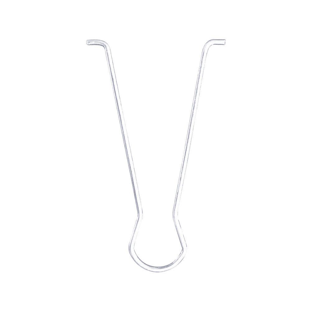 1-5/16in Ceiling Mount J-Hook Cable Support 25-Pack Galvanized Steel Flat Surface Wall
