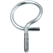 1.5in Bridle Ring Cable Support 100-Pack Solid Steel 1/4in Threaded Screw Indoor Outdoor