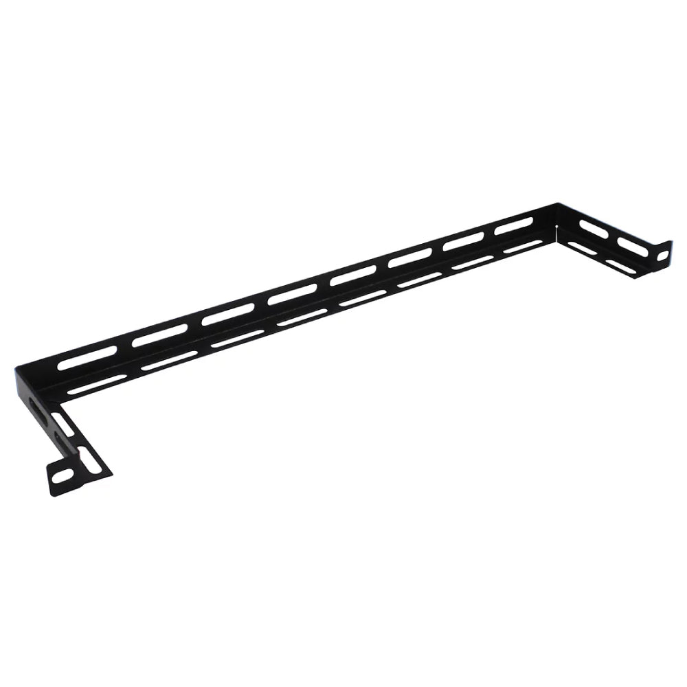 5in Rear Cable Management Lacing Bar 5-Pack Patch Panel Wire Organizer 19in EIA Rack Black