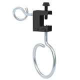 3/4in Beam Clamp Spring Steel Decromet 100-Pack Bridle Ring J-Hook Threaded Mount Black