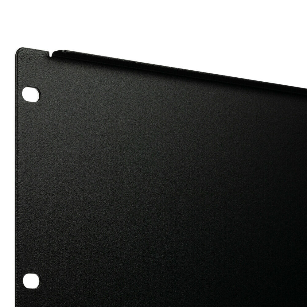 4U Blank Rack Panel 5-Pack Filler Spacer for 19in Server Cabinet Cold Rolled Steel Black