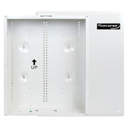 18in Structured Wiring Enclosure Empty White Powder-Coated Steel UL Listed Home Network
