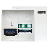 14in Structured Wiring Enclosure Combo Kit Cat6 Data Voice Video Splitter Modules White