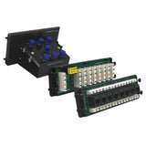 Voice Data Video Combo Modules Kit CAT6 Telephone Splitter for Structured Wiring Enclosure