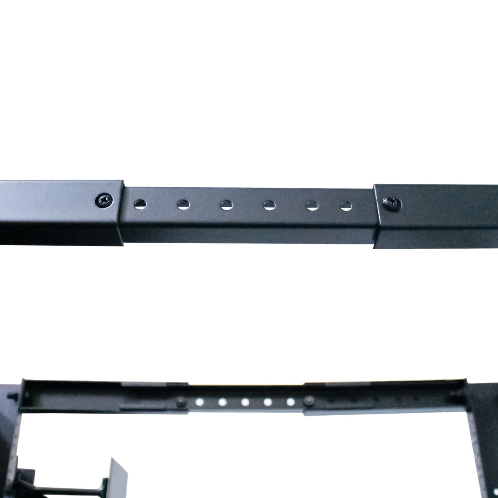 45U 4-Post Adjustable Open Frame Floor Rack for 19in Equipment 24-36in Depth Steel 1500lb