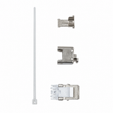 Cat6A Shielded Keystone Jack 180-Degree HDJ Series RJ45 F/UTP 110 Punchdown for 22-24AWG Wire