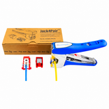 Jack4Pair Keystone Jack Termination Tool Punchdown 90 and 180-Degree Jacks