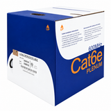 Cat6 Plenum Ethernet Cable 1000ft 23AWG Solid Bare Copper 600MHz PoE PoE+ CMP ETL Listed